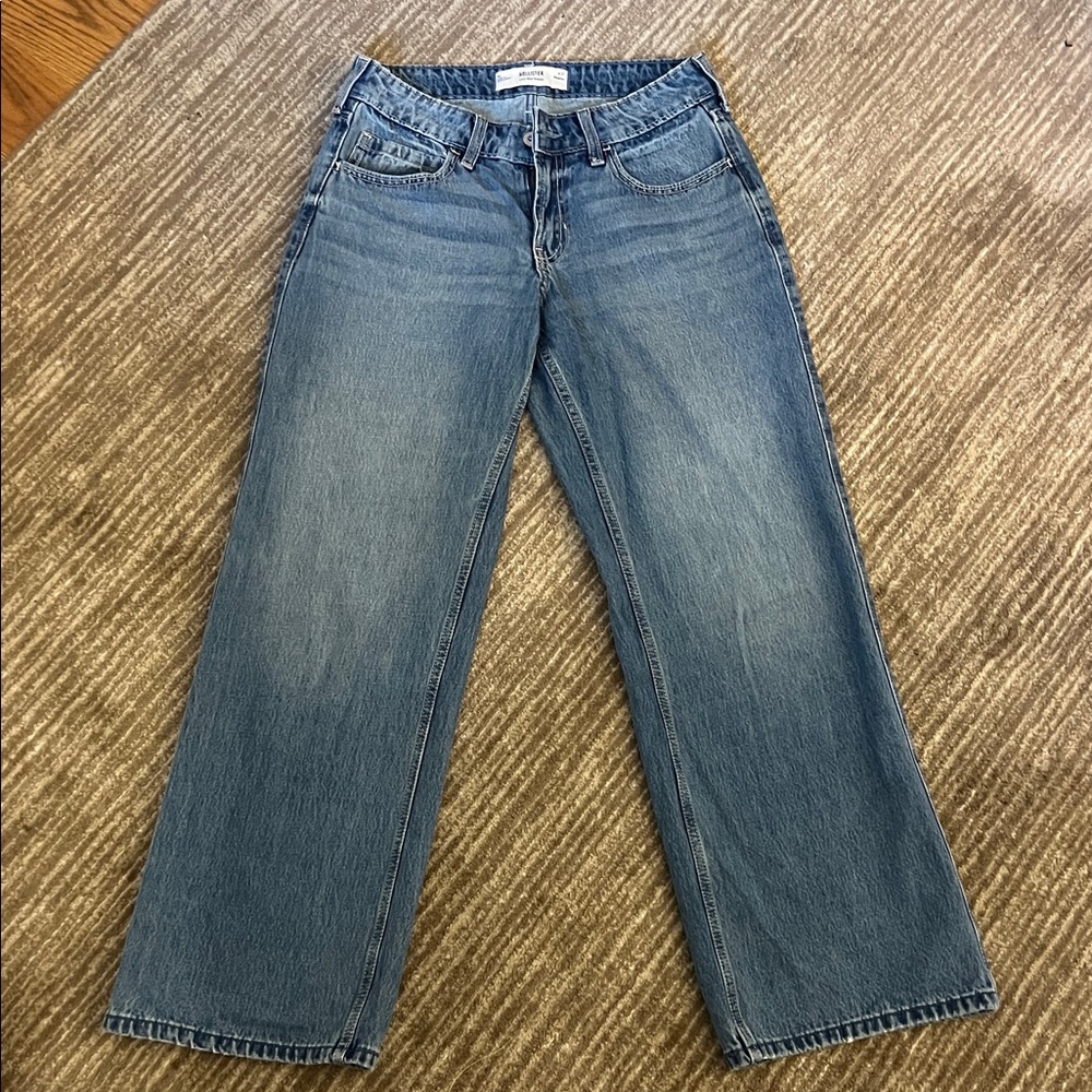 Hollister Women's Straight Leg Blue Jeans